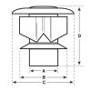 Star Kap Chimney Cap Size Reference